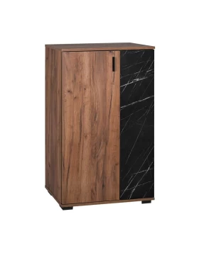ΠΑΠΟΥΤΣΟΘΗΚΗ Fylliana Valenor TOBACCO CRAFT-BLACK MARBLE ΧΡΩΜΑ 69x34x120εκ