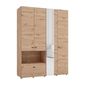 ΝΤΟΥΛΑΠΑ CAMPSIE 4K1F1O h207 ARTISAN OAK ΧΡΩΜΑ 155x52x208εκ