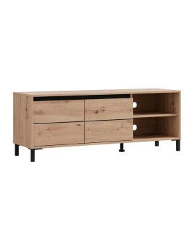 ΕΠΙΠΛΟ ΤΗΛΕΟΡΑΣΗΣ MARRON TV 138 3K2V ARTISAN-ΜΑΥΡΟ 138x40x52εκ