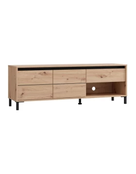 ΕΠΙΠΛΟ ΤΗΛΕΟΡΑΣΗΣ MARRON TV 150 3K1F2V ARTISAN-ΜΑΥΡΟ ΜΑΤ 151x40x52εκ