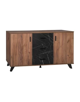 ΜΠΟΥΦΕΣ Fylliana Miami TOBACCO ΜΕ BLACK MARBLE ΧΡΩΜΑ 160x40x84εκ