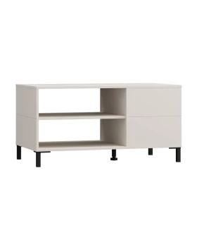 ΤΡΑΠΕΖΑΚΙ ΣΑΛΟΝΙΟΥ MARRON CASHMERE-ΜΑΥΡΟ ΜΑΤ 102x55x52εκ