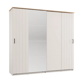 ΝΤΟΥΛΑΠΑ ΜΕ ΚΑΘΡΕΦΤΗ LAMBETH 220 OG h205 CASHMERE-ARTISAN OAK ΧΡΩΜΑ 220x62x205εκ
