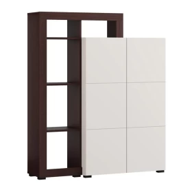 ΒΙΤΡΙΝΑ ARGYLL 2K2V OP 138 CASHMERE ΜΕ DARK TAILOR OAK ΧΡΩΜΑ 116x35x138εκ