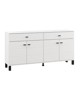 ΚΟΜΟΤΑ-ΜΠΟΥΦΕΣ ALMOND 154 4K2F4V ΛΕΥΚΟ ΧΡΩΜΑ 154x35x78εκ