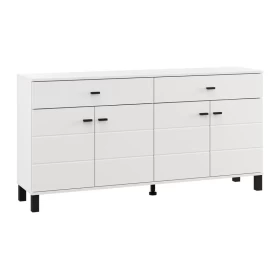 ΚΟΜΟΤΑ-ΜΠΟΥΦΕΣ ALMOND 154 4K2F4V ΛΕΥΚΟ ΧΡΩΜΑ 154x35x78εκ