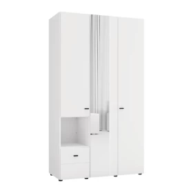 ΝΤΟΥΛΑΠΑ CAMPSIE 3K1F1O h207 ΛΕΥΚΟ ΧΡΩΜΑ 118x52x208εκ