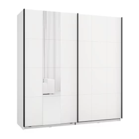 ΝΤΟΥΛΑΠΑ ΜΕ ΚΑΘΡΕΦΤΗ SALAMIS 200 OG h205 ΛΕΥΚΟ ΧΡΩΜΑ 195x61x205εκ