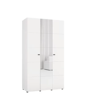 ΝΤΟΥΛΑΠΑ ΜΕ ΚΑΘΡΕΦΤΗ SALAMIS 3K1O h207 ΛΕΥΚΟ ΧΡΩΜΑ 117x52x208εκ