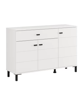ΚΟΜΟΤΑ-ΜΠΟΥΦΕΣ SALAMIS 115 3K1F3V ΛΕΥΚΟ ΧΡΩΜΑ 116x35x78εκ