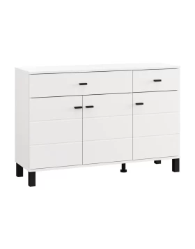 ΚΟΜΟΤΑ-ΜΠΟΥΦΕΣ ALMOND 115 3K2F3V ΛΕΥΚΟ ΧΡΩΜΑ 116x35x78εκ
