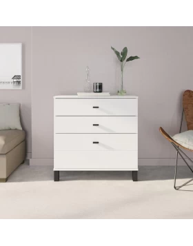 ΣΥΡΤΑΡΙΕΡΑ ALMOND 77 3F ΛΕΥΚΟ ΧΡΩΜΑ 77x35x78εκ
