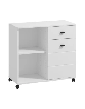 ΚΟΜΟΤΑ CORBY 77 2K ΛΕΥΚΟ ΧΡΩΜΑ 77x35x72εκ
