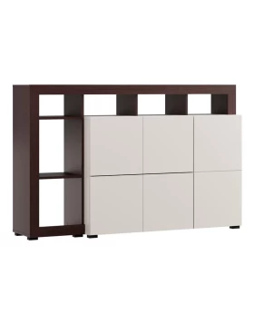ΚΟΜΟΤΑ-ΜΠΟΥΦΕΣ ARGYLL 154 3K2F1V OP CASHMERE ΜΕ DARK TAILOR OAK ΧΡΩΜΑ 155x40x100εκ