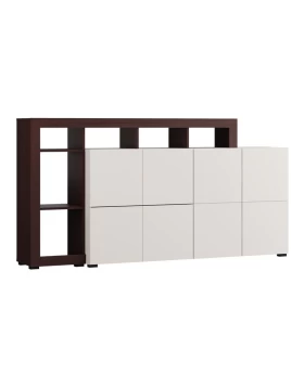 ΚΟΜΟΤΑ-ΜΠΟΥΦΕΣ ARGYLL 192 4K2F2V OP CASHMERE ΜΕ DARK TAILOR OAK ΧΡΩΜΑ 193x40x100εκ