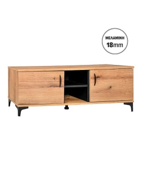 ΕΠΙΠΛΟ ΤΗΛΕΟΡΑΣΗΣ Fylliana Alba ARTISAN OAK-ΜΑΥΡΟ 138x40x47εκ