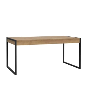 ΤΡΑΠΕΖΙ ΤΡΑΠΕΖΑΡΙΑΣ TERRANO RIVIERA OAK ΧΡΩΜΑ 166x90x77εκ