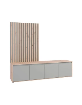 ΕΠΙΠΛΟ ΤΗΛΕΟΡΑΣΗΣ STONEX ARTISAN OAK ΜΕ SAGE ΧΡΩΜΑ 189x42x170εκ