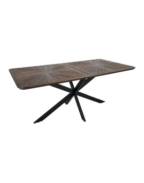 ΤΡΑΠΕΖΙ ΤΡΑΠΕΖΑΡΙΑΣ Fylliana Gaia ΚΑΦΕ ΧΡΩΜΑ 180x90x76εκ