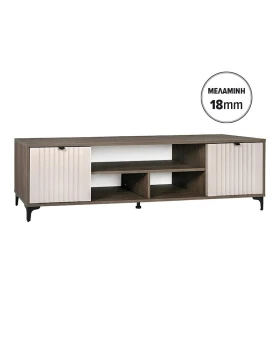 ΕΠΙΠΛΟ ΤΗΛΕΟΡΑΣΗΣ Fylliana Aura 183 2V TOBACCO ΜΕ CASHMERE ΧΡΩΜΑ 183x50x40εκ