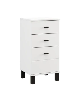ΣΥΡΤΑΡΙΕΡΑ ALMOND 38 3F ΛΕΥΚΟ ΧΡΩΜΑ 39x35x78εκ