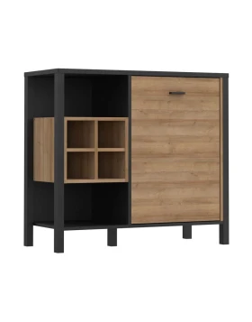 ΚΟΜΟΤΑ-ΜΠΟΥΦΕΣ TERRANO RIVIERA OAK ΧΡΩΜΑ 94x40x85εκ