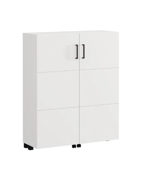 ΠΑΠΟΥΤΣΟΘΗΚΗ ISLAY 91 2K h113 ΛΕΥΚΟ ΧΡΩΜΑ 92x33x113εκ