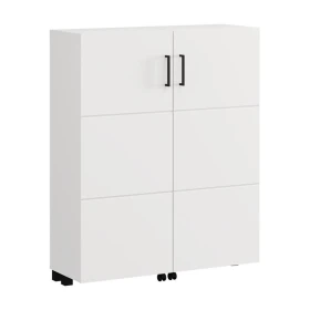 ΠΑΠΟΥΤΣΟΘΗΚΗ ISLAY 91 2K h113 ΛΕΥΚΟ ΧΡΩΜΑ 92x33x113εκ