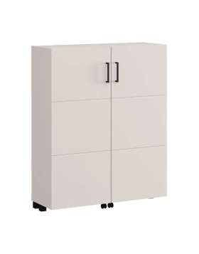 ΠΑΠΟΥΤΣΟΘΗΚΗ ISLAY 91 2K h113 CASHMERE ΧΡΩΜΑ 92x33x113εκ