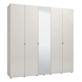 ΝΤΟΥΛΑΠΑ LUCCA 5K1O h227 CASHMERE-ΛΕΥΚΟ ΧΡΩΜΑ 224x57x227εκ