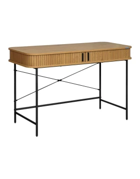 ΚΟΝΣΟΛΑ Fylliana FL2459 SONOMA-ΜΑΥΡΟ ΧΡΩΜΑ 120x48x76εκ