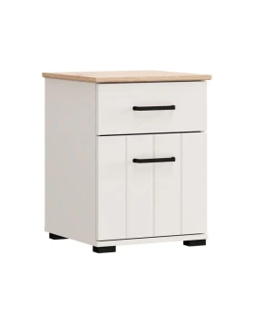 ΚΟΜΟΔΙΝΟ LAMBETH NO1F1V CASHMERE-ARTISAN OAK ΧΡΩΜΑ 41x41x54εκ
