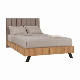 ΚΡΕΒΑΤΙ Fylliana Lorenzo TAUPE ΧΡΩΜΑ 153x214x118εκ (140x200)