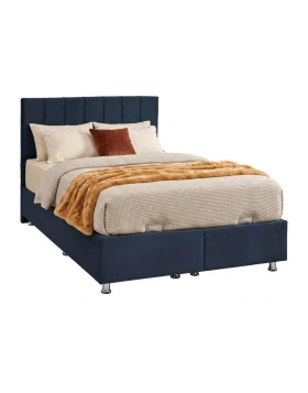 ΚΡΕΒΑΤΙ Fylliana Noble BLUE RAF ΜΕ ΑΠΟΘHKEYTIKO ΧΩΡΟ 162x208x130εκ (160x200)