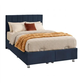 ΚΡΕΒΑΤΙ Fylliana Noble BLUE RAF ΜΕ ΑΠΟΘHKEYTIKO ΧΩΡΟ 162x208x130εκ (160x200)