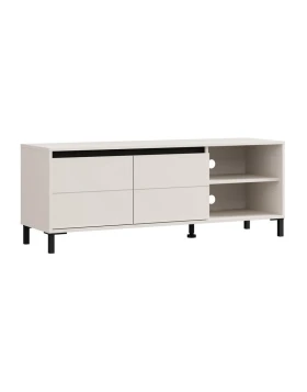 ΕΠΙΠΛΟ ΤΗΛΕΟΡΑΣΗΣ MARRON TV 138 3K2V CASHMERE-ΜΑΥΡΟ ΜΑΤ 138x40x52εκ