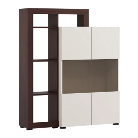 ΒΙΤΡΙΝΑ ARGYLL 2K VS2 OP 138 CASHMERE ΜΕ DARK TAILOR OAK ΧΡΩΜΑ 116x35x138εκ