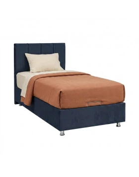 ΚΡΕΒΑΤΙ Fylliana Noble BLUE RAF ΜΕ ΑΠΟΘHKEYTIKO ΧΩΡΟ 92x208x130εκ (90x200)