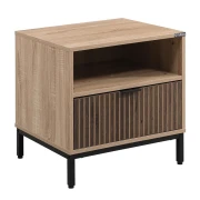 ΚΟΜΟΔΙΝΟ Fylliana Rythmos SONOMA-WALLNUT ΧΡΩΜΑ 50x40x50εκ