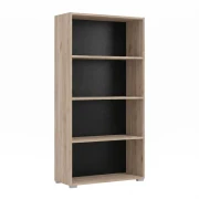 ΒΙΒΛΙΟΘΗΚΗ Fylliana Ordina 4 GREY OAK ΧΡΩΜΑ 70x25x142εκ