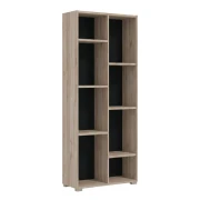 ΒΙΒΛΙΟΘΗΚΗ Fylliana Modulus 4 GREY OAK ΧΡΩΜΑ 70x33x142εκ