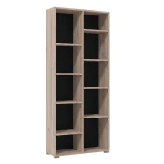 ΒΙΒΛΙΟΘΗΚΗ Fylliana Modulus 5 GREY OAK ΧΡΩΜΑ 70x33x177εκ