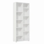 ΒΙΒΛΙΟΘΗΚΗ Fylliana Modulus 5 ΛΕΥΚΟ ΧΡΩΜΑ 70x33x177εκ