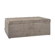 ΣΚΑΜΠΟ-ΤΑΜΠΟΥΡΕ ΜΕ ΑΠΟΘΗΚΕΥΤΙΚΟ ΧΩΡΟ Fylliana Comfy TAUPE ΧΡΩΜΑ 130x50x46εκ
