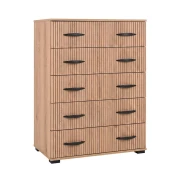 ΣΥΡΤΑΡΙΕΡΑ Fylliana New Imperium 5F NATURAL CANELLA OAK ΧΡΩΜΑ 90x44x127εκ