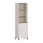 ΒΙΤΡΙΝΑ MARRON 1K1V POP 193 CASHMERE-ΜΑΥΡΟ ΜΑΤ 55x40x193εκ