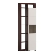 ΒΙΤΡΙΝΑ ARGYLL 1K VS1 OP 215 CASHMERE ΜΕ DARK TAILOR OAK ΧΡΩΜΑ 77x35x215εκ