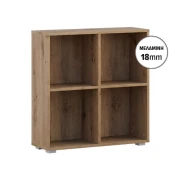ΒΙΒΛΙΟΘΗΚΗ-ΡΑΦΙΕΡΑ Fylliana Smart 4P 18 ARTISAN ΧΡΩΜΑ 74x29x76εκ
