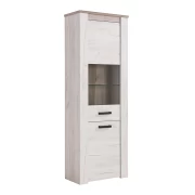 Βιτρίνα Kent VS Grey oak/White oak