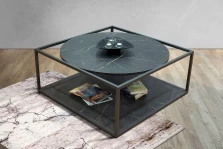 Τραπεζάκι σαλονιού DECO 90*90*38
